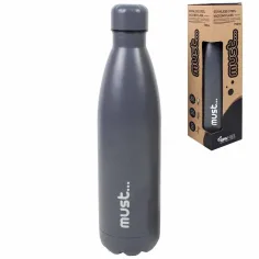 Luna: Must - Botella de vacío de acero inoxidable 750ml