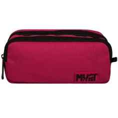 Luna: Must Team Monochrome burdeos-negro estuche cilíndrico con 2 bolsillos