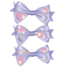 imagen de Luna: My Melody set de 3 horquillas con lazo 2