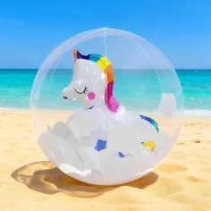 imagen de Luna: Pelota de playa de unicornio 2