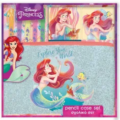 Luna: Princesas Disney - Set de papelería de Ariel en bolsa de PVC