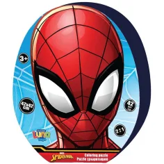 Luna: Puzzle coloreable de Spiderman de 42 piezas