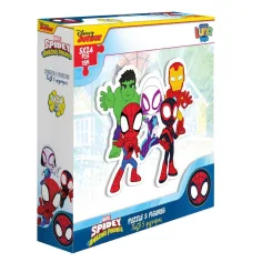Luna: Puzzle de 5x24 piezas de personajes de Marvel Spidey