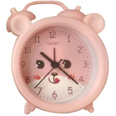 Luna: Reloj despertador de osito rosa