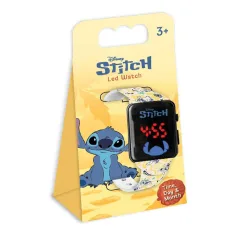 Luna: Reloj LED amarillo de Disney Stitch