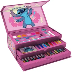 imagen de Luna: Set de colorear de Disney Stitch en maletín de 52 piezas 1
