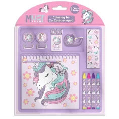 Luna: Set de colorear de unicornio de 12 piezas Must Team