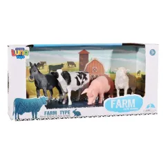 imagen de Luna: Set de figuras de animales de granja de 4 piezas 1