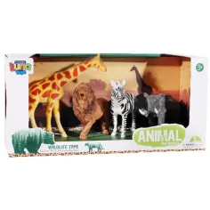 imagen de Luna: Set de figuras de animales de la jungla de 4 piezas 1