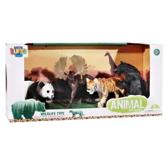 Luna: Set de figuras de animales salvajes de 4 piezas