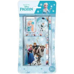 Luna: Set de material de escritura de 5 piezas de Frozen Elsa y sus amigos
