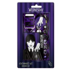 Luna: Set de material de escritura de 5 piezas de Wednesday