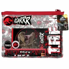 Luna: Set de material de escritura de Jurassic World con dinosaurios en bolsa de PVC