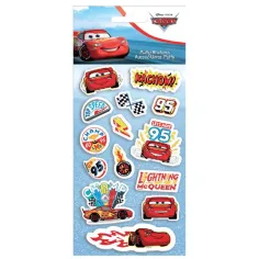 Luna: Set de pegatinas 3D de Cars en hoja de 10x22cm