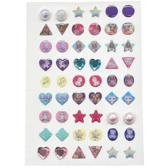 imagen de Luna: Set de pegatinas de pendientes Glammy Gloss con varios diseños 2