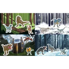 imagen de Luna: Set de pegatinas Jurassic World con 140 pegatinas y 4 fondos 2