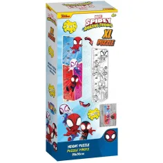 Luna: Spidey y sus maravillosos amigos medidor de altura para colorear puzzle maxi de 25 piezas