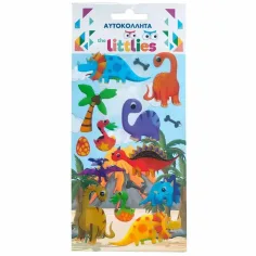 Luna: The Littlies set de pegatinas de dinosaurios Pufi 10x22cm