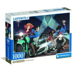 Lupin the 3rd - Persecución en París puzzle de 1000 piezas - Clementoni