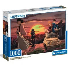 Lupin the 3rd - Puzzle de 1000 piezas - Trabajo Italiano - Clementoni