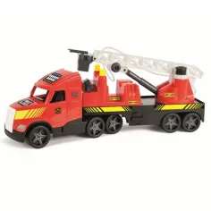 Magic Truck: Camión de bomberos con luces fluorescentes 81cm - Wader