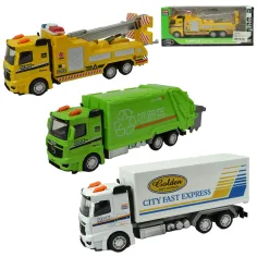 Magic Truck: Camión de ruedas de goma en varias versiones 20cm 1ud