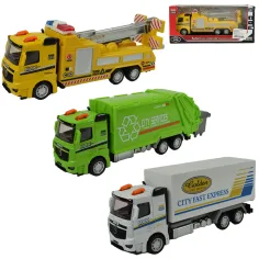 Magic Truck: Camión de ruedas de pedal con luz y sonido en varias versiones de 20 cm