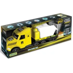 Magic Truck Technic: Camión con contenedor y luz 80cm - Wader