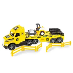imagen de Magic Truck Technic: Camión con rodillo y luz 80cm - Wader 2