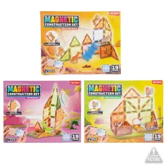 Magnetic Juego de construcción de animales magnéticos de 19 piezas