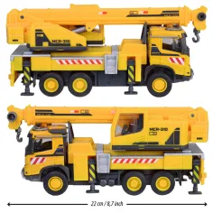 imagen de Majorette: Camión grúa Volvo con luz y sonido 22 cm - Simba Toys 2
