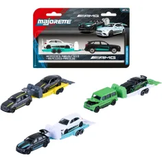 Majorette: Mercedes AMG Deluxe cochecito con remolque en varias versiones - Simba Toys