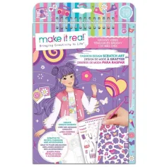 Make It Real: Cuaderno de bocetos de diseñador de moda - rasguño de ambiente groove