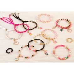 imagen de Make It Real: Juicy Couture rosa y brillante set de creación de joyas 4