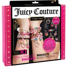 Make It Real: Juicy Couture rosa y brillante set de creación de joyas