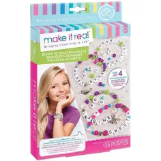 Make It Real: Pulseras de cuentas - Letras y cuentas