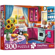 Mañana en la cocina puzzle de 300 piezas Easy Piece - Trefl
