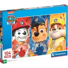 Mancs Patrulla 104 piezas Super puzzle - Clementoni