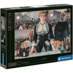 Manet: Un Bar en el Folie Bergeren Puzzle HQC de 1000 piezas - Clementoni