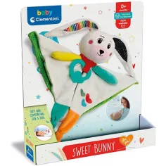 Manta y babero de conejito - Clementoni baby