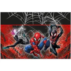Mantel de plástico de Spider-Man y su equipo 120x180cm