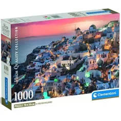 Maravilloso puzzle de Santorini HQC de 1000 piezas - Clementoni