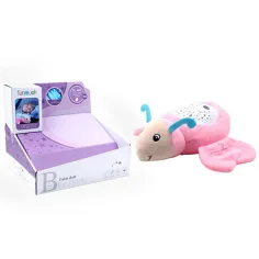 Mariposa de peluche con luz nocturna 26cm