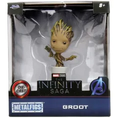 imagen de Marvel: Figura de acción de metal premium Groot 10cm - Jada Toys 4