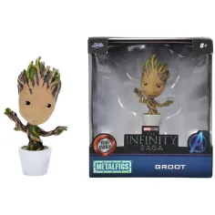 Marvel: Figura de acción de metal premium Groot 10cm - Jada Toys
