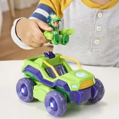 imagen de Marvel: Iron Man 2 en 1 Mech Hulk coche y set de figuras - Hasbro 3