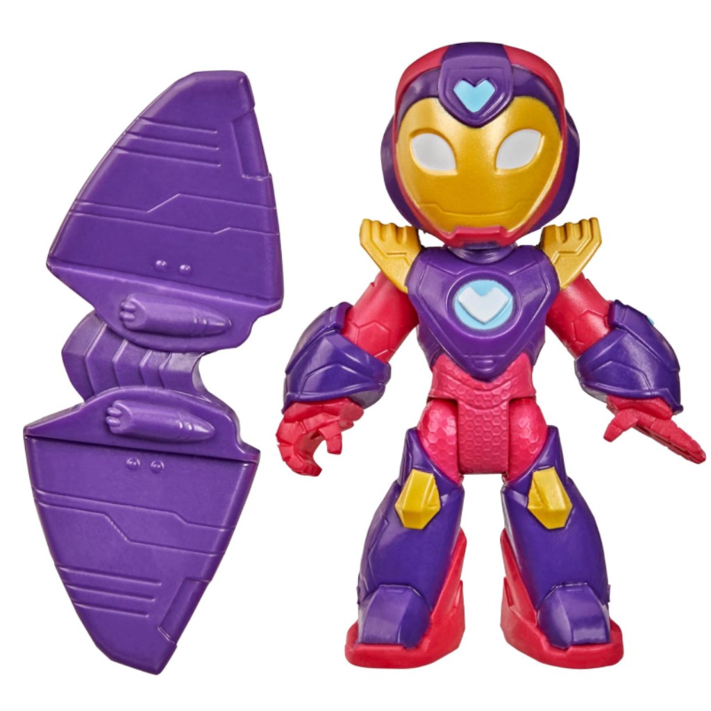 imagen de Marvel Iron Man y sus fantásticos amigos: figura de acción de Iron Heart con accesorios - Hasbro 2