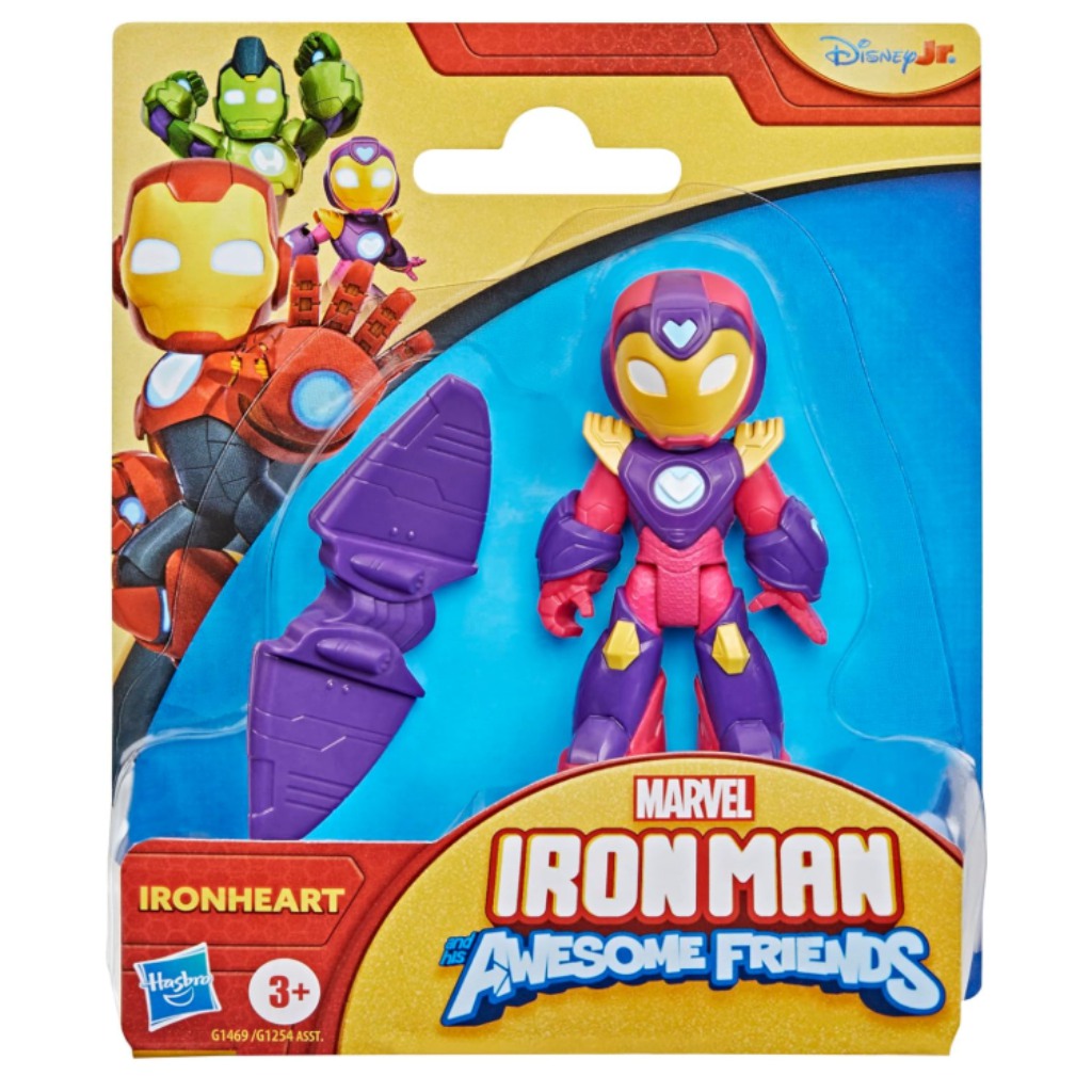 Marvel Iron Man y sus fantásticos amigos: Figura de acción de Iron Man con accesorios - Hasbro