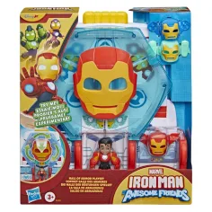 Marvel Iron Man y sus increíbles amigos - Juego de sala de armaduras - Hasbro