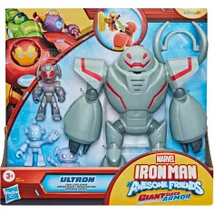 Marvel Iron Man y sus maravillosos amigos - Juego de figuras de Armadura Gigante Ultron - Hasbro